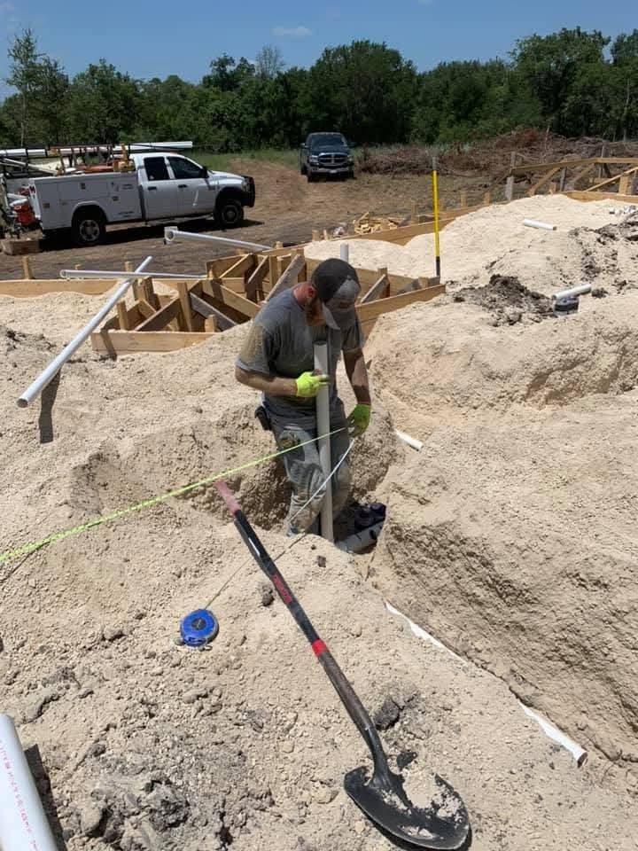 Paramount Plumbing master plumber on a Colorado new-construction site