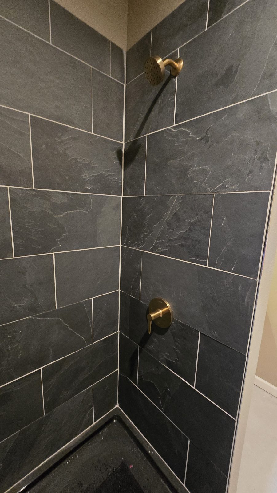 Custom tile shower — Paramount Plumbing